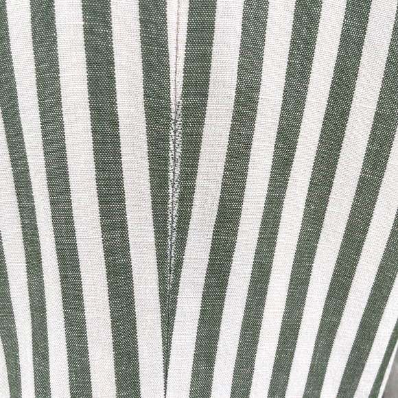 L'AGENCE Scout Striped Blazer, Olive/Cream, Size 8 - Picture 8 of 13